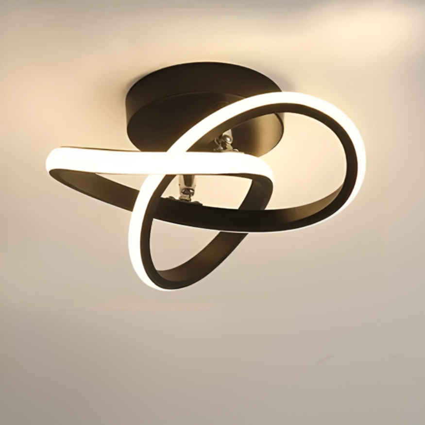 LED Plafondlamp met Dubbele Ringen Modern Design Hal Gang Kantoor Balkon Verlichting Creatief