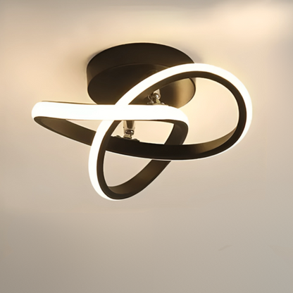 LED Plafondlamp met Dubbele Ringen Modern Design Hal Gang Kantoor Balkon Verlichting Creatief