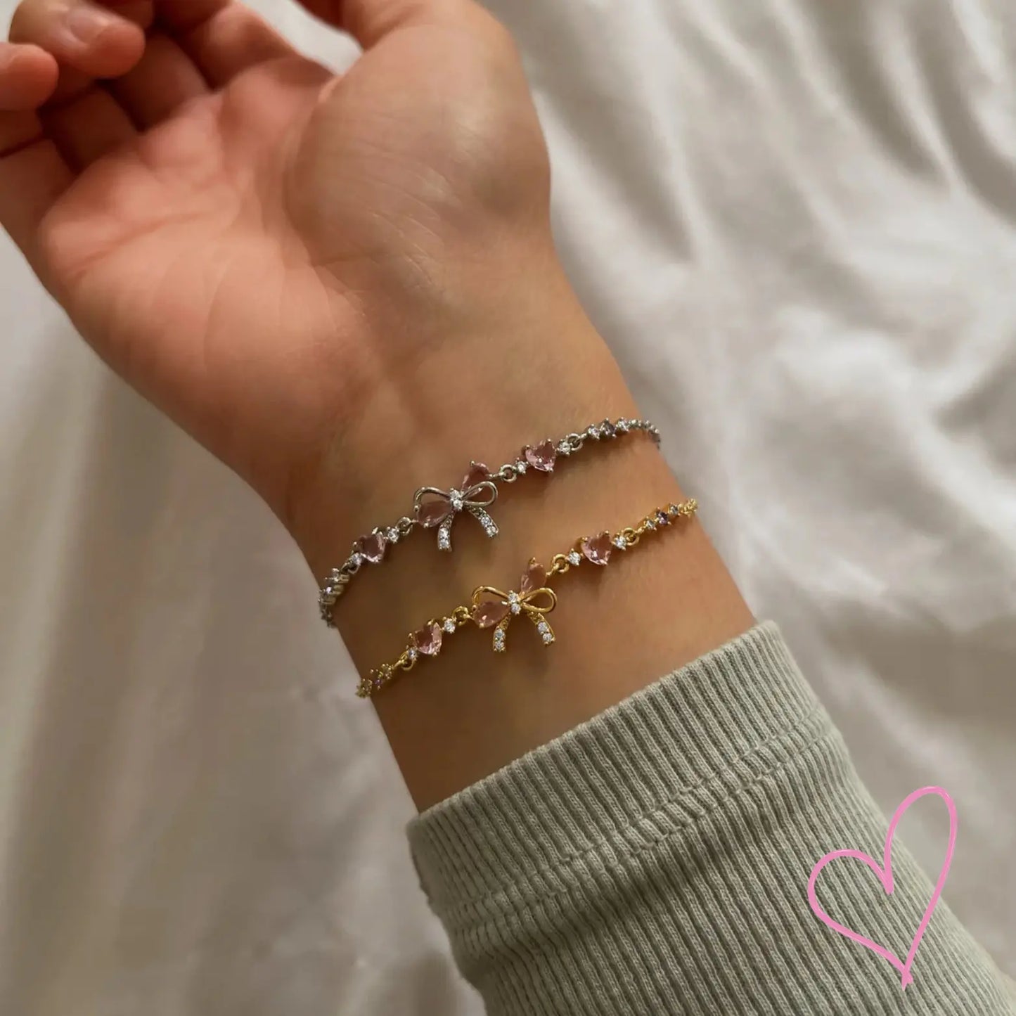 RVS Armband voor Dames Elegant Strik Design