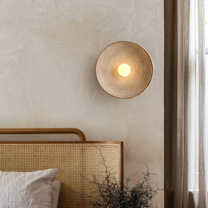Wandlamp Rond Maan Design LED G4 Japandi Scandinavisch Ø20 Ø50
