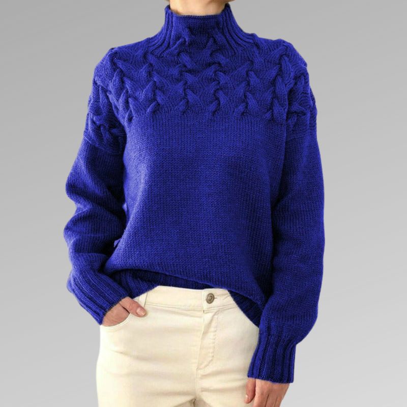 Dames Trui Warm Elegante Klassieke Coltrui