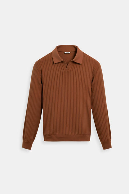 Gebreid Poloshirt Zacht en Comfortabel Elegante Stijl
