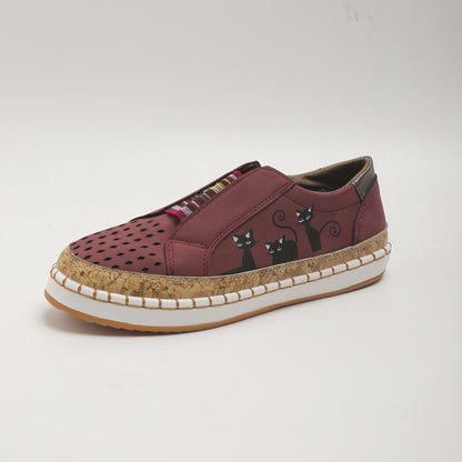 Platte Schoenen voor Dagelijks Gebruik Retro Stijl Casual
