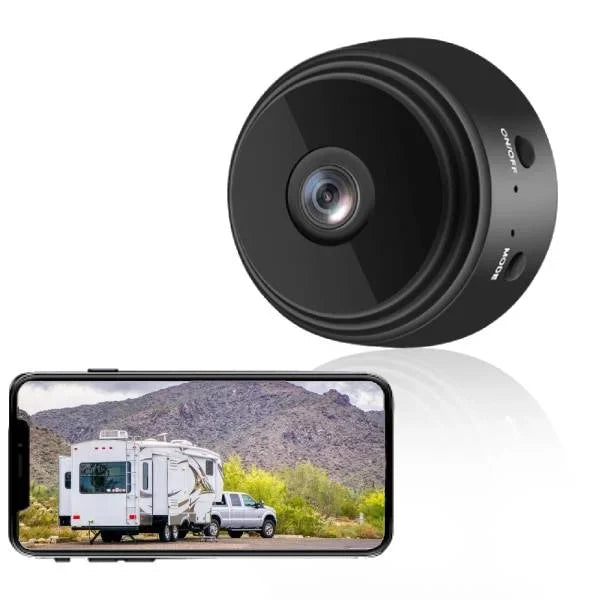 Draadloze Achteruitrijcamera Full HD Zwart voor Camper Caravan Vrachtwagen