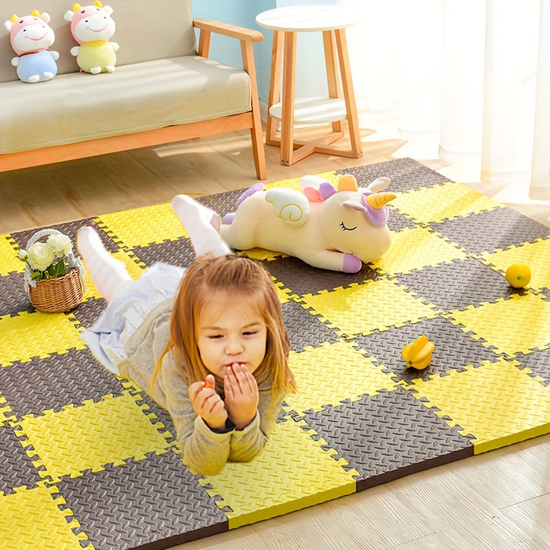 Gekleurde Puzzelmatten voor Kinderen 30x30cm - Set van 10 EVA Schuimtegels