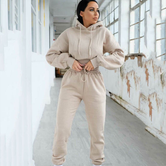 Dames Jogging Set Met Capuchon Sportieve Trui en Broek - StudioMarella