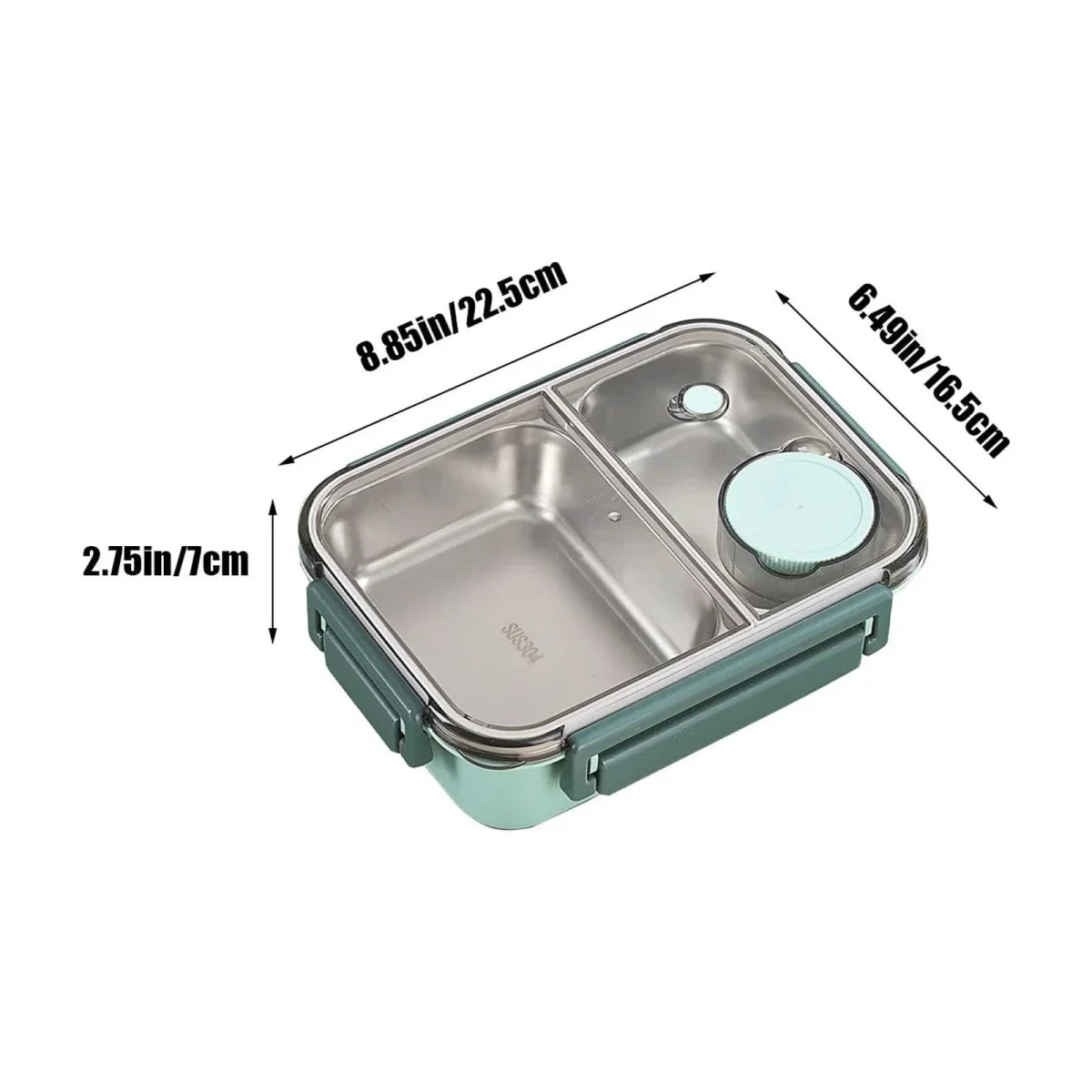 Thermoscontainer Lunchbox Isolerend Lekvrij Warm Eten Onderweg Compact Meenemen