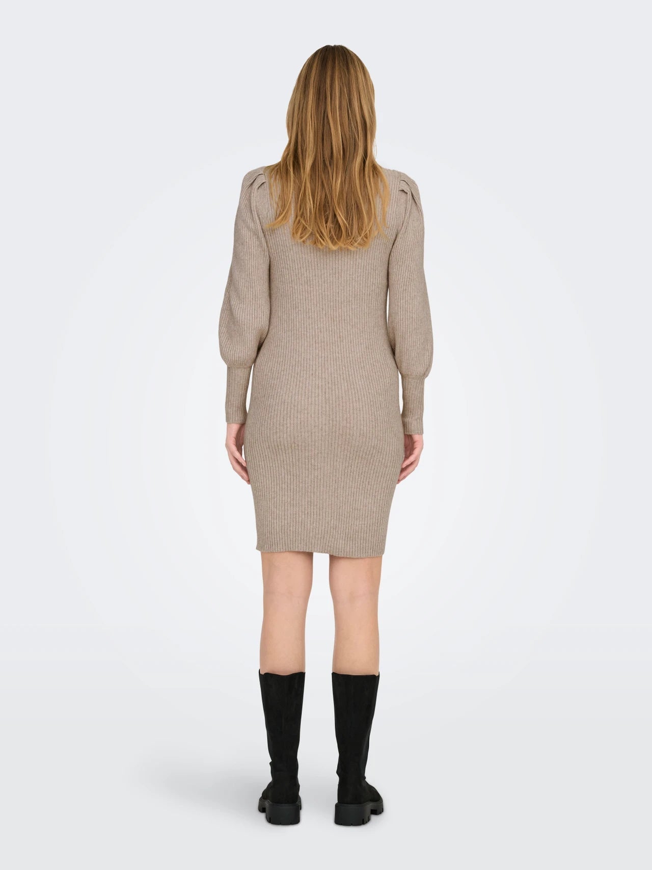 Zwangerschapsjurk Mini Damesjurk Hoge Hals Casual Stijl