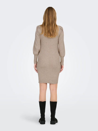 Zwangerschapsjurk Mini Damesjurk Hoge Hals Casual Stijl