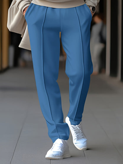 Heren Vrijetijdsbroek Comfortabel Elastisch Zwart Casual