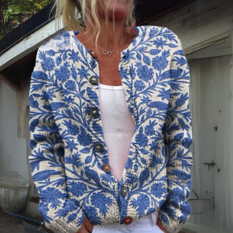 Dames Vest Lange Mouwen 3D Print Casual Stijl