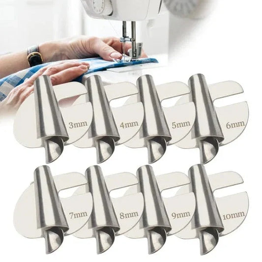 Spiraalzoomvoet Set 8 Delig RVS 3-10mm Naaimachine Accessoire