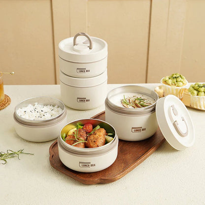 Geïsoleerde Lunchbox met Vacuümtechnologie – Houdt Eten Tot 4 Uur Warm – Lekvrij RVS Ontwerp – Ideaal voor School en Werk