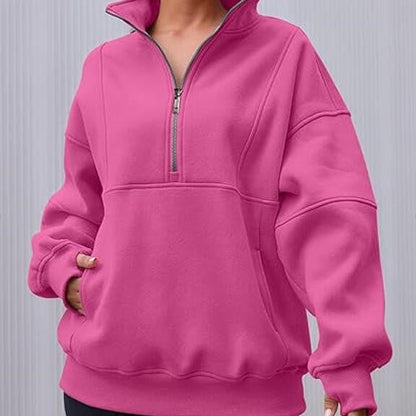 Dames Trui Oversized Warm met Kangoeroezak Comfortabel