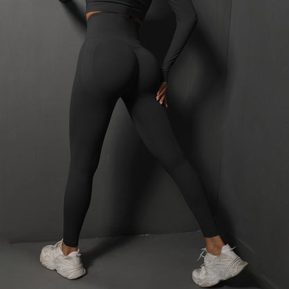 Dames Sportlegging Hoge Taille Elastisch Zwart -> Dames Elastische Sportlegging Hoge Taille Zwart