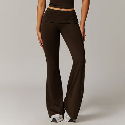 Yoga Broek Dames Hoge Taille Comfortabele Flared Sportbroek voor Vrouw