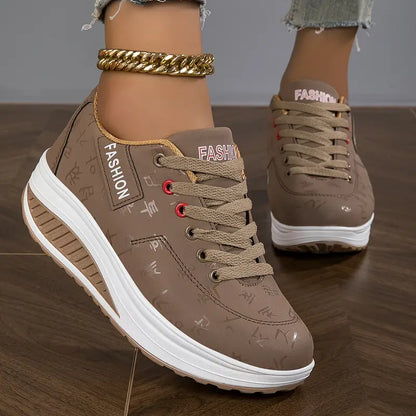 Dames Platformsneakers Comfortabele Pasvorm