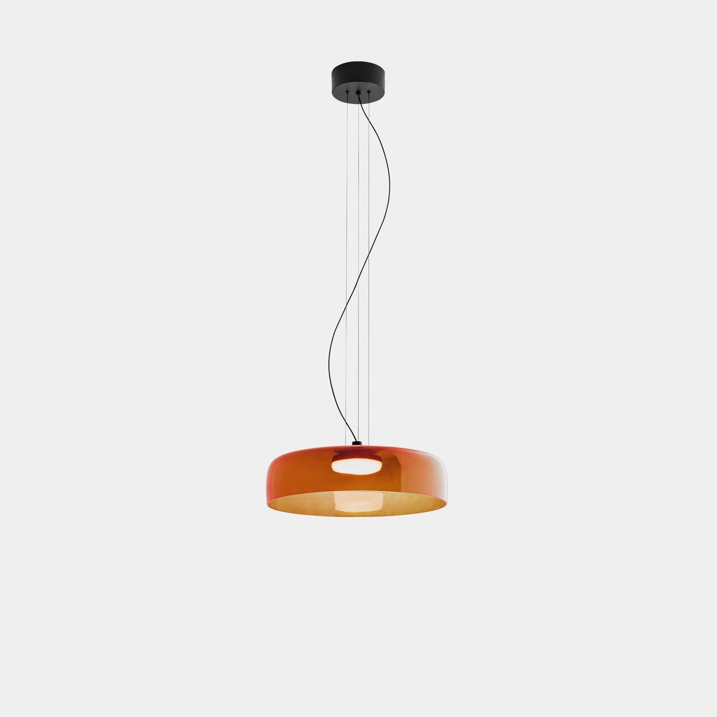 Hanglamp Glas Nordisch Design Gelaagd 1 2 3 Niveaus Oranje Groen Grijs Eetkamer Keuken Woonkamer Pendellamp Warm Licht LED Verstelbaar