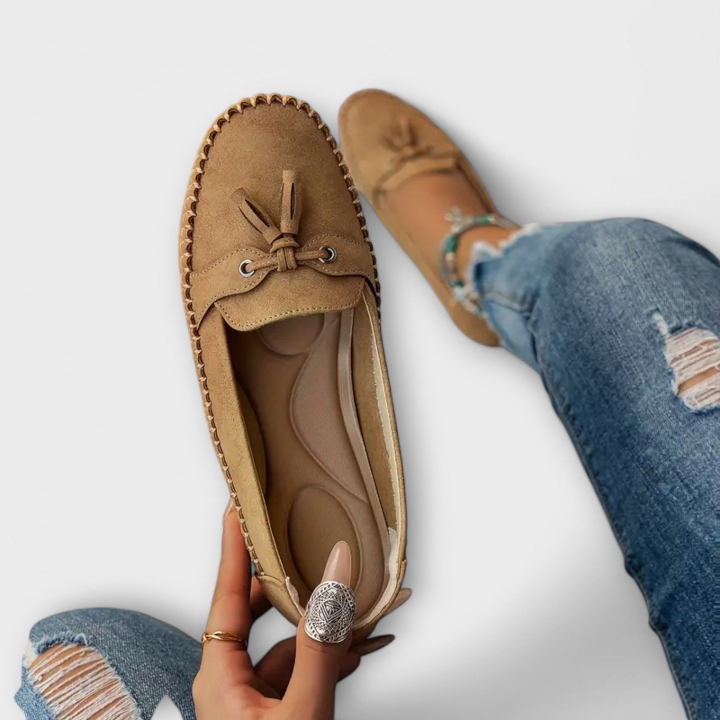 Dames Loafer Klassiek Leer