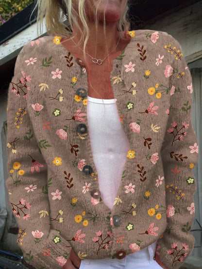 Dames Vest Lange Mouwen 3D Print Casual Stijl