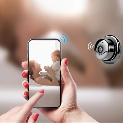 Discreet HD Beveiligingscamera 1080p met Magnetische Montage Draadloos Wifi Nachtzicht Bewegingsdetectie