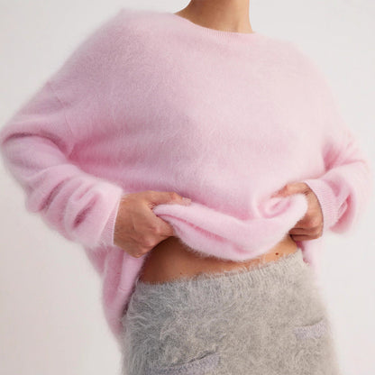 Dames Trui Zacht Gebreid Pastelkleuren Trendy - StudioMarella
