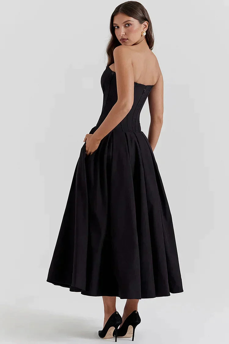 Elegante Strapless Jurk voor Vrouwelijke Schoonheid
