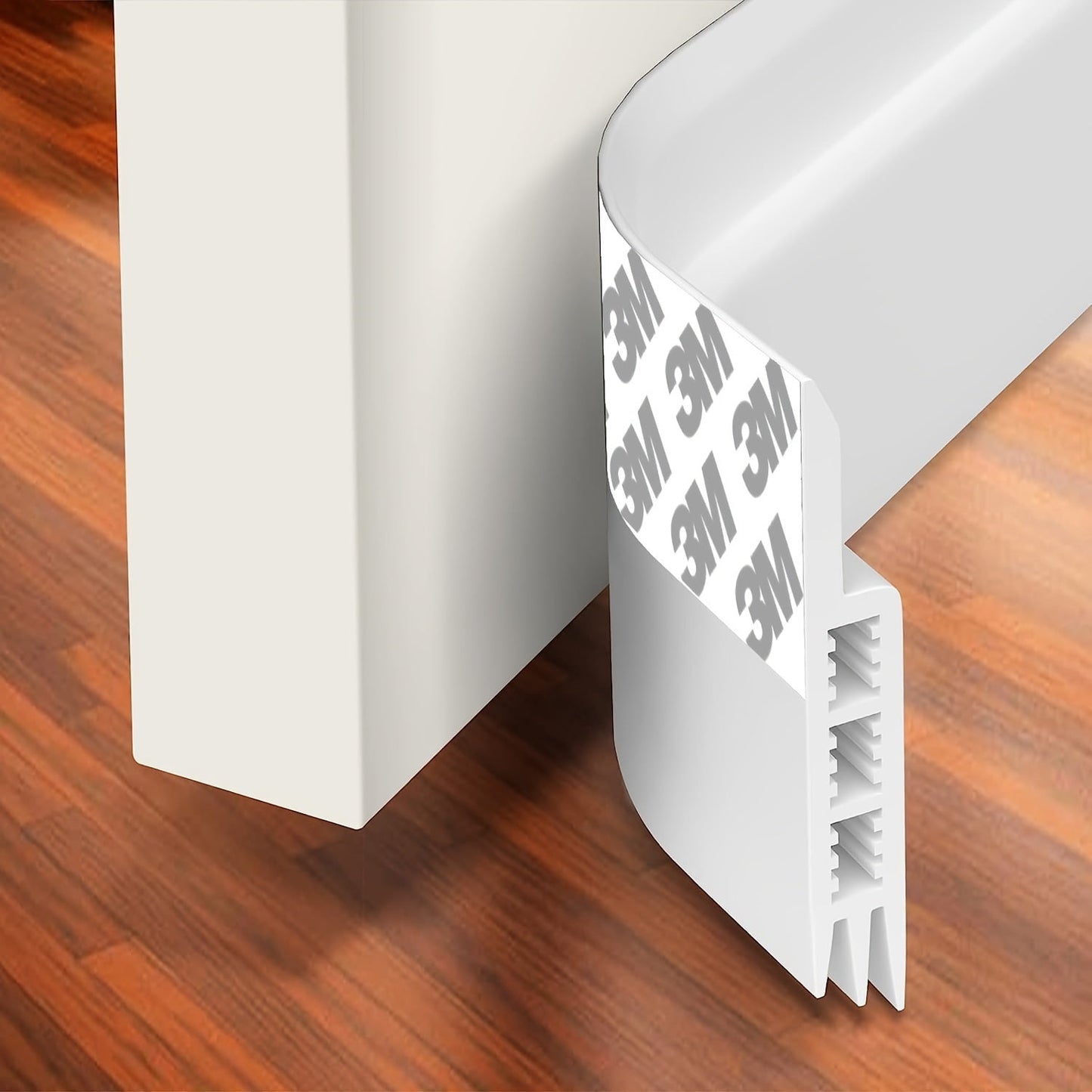 Tochtstrip Deur Siliconen 99cm Wit Zelfklevend Geluidsisolatie Deurafdichting Tochtstopper Energiebesparing Woning Isolatie