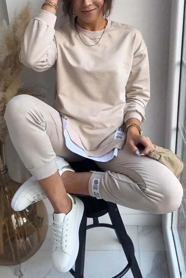 Dames Loungewear Set Zacht Warme Pyjama