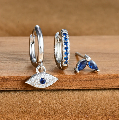 Oorbellen Set voor Vrouw Zilverkleurig Elegant