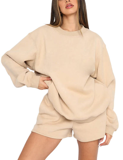 Dames Zomeroutfit Comfy Tweedelig Sweater Set