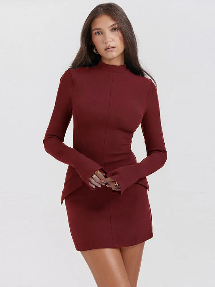 Isabella Jurk Elegante en Comfortabele Dolcevita Stijl