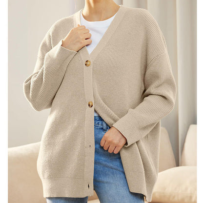 Dames Vest Gebreid Zacht met Knopen Elegante Look