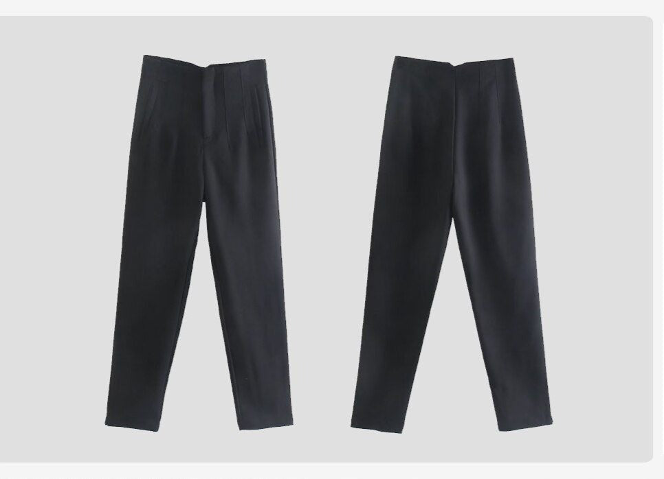 Hoge Broek Comfortabel en Stijlvol voor Dames