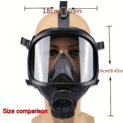 Volgelaatsgasmasker met 40mm Actief Koolfilter voor Optimale Bescherming tegen Chemische Stoffen en Stof