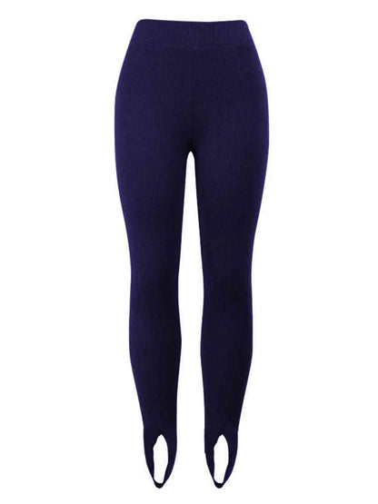 Elegante Hoge Taille Legging voor Vrouw Glad en Comfortabel