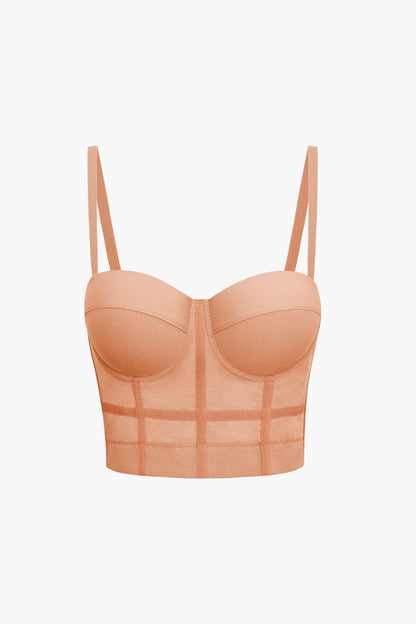 Bh-top met Beugelcups en Mesh voor Vrouw