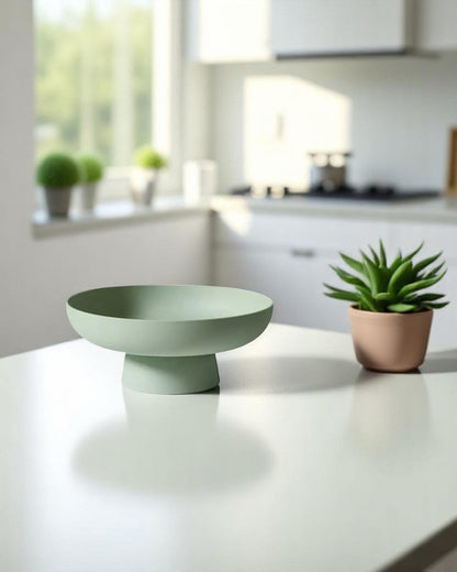 Vintage Serveerkom Retro Stijl Pastelkleuren Keramiek Grote Schaal Salade Ontbijt Scandinavisch Interieur Tafelaccessoire