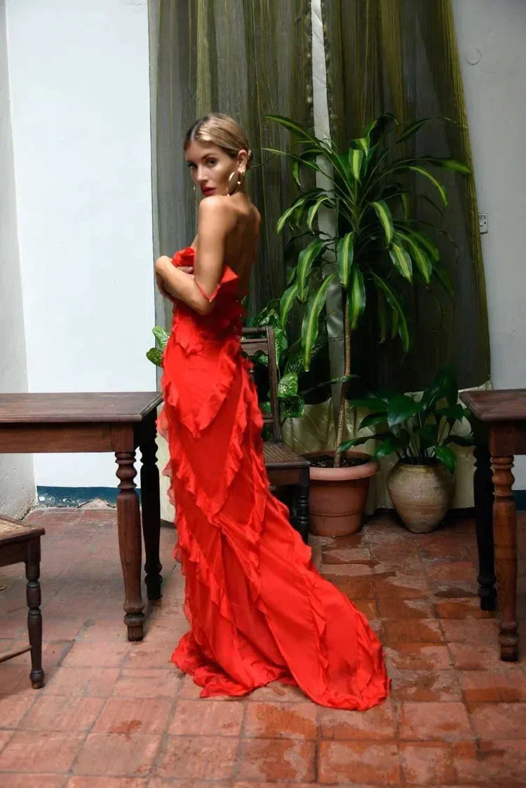 Elegante Zomerjurk voor Dames met Ruffles