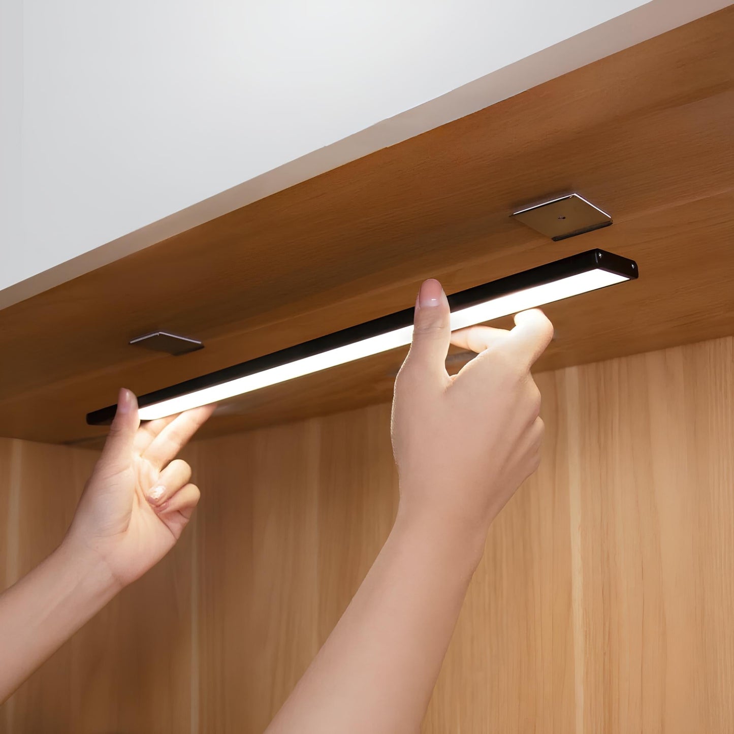 Bewegingssensor Lamp Draadloos ABS Compact Hal Trap Kast Nachtlamp Automatisch Licht USB Oplaadbaar
