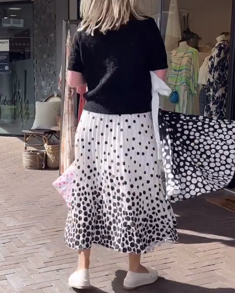 Elegante Rok Met Plooien