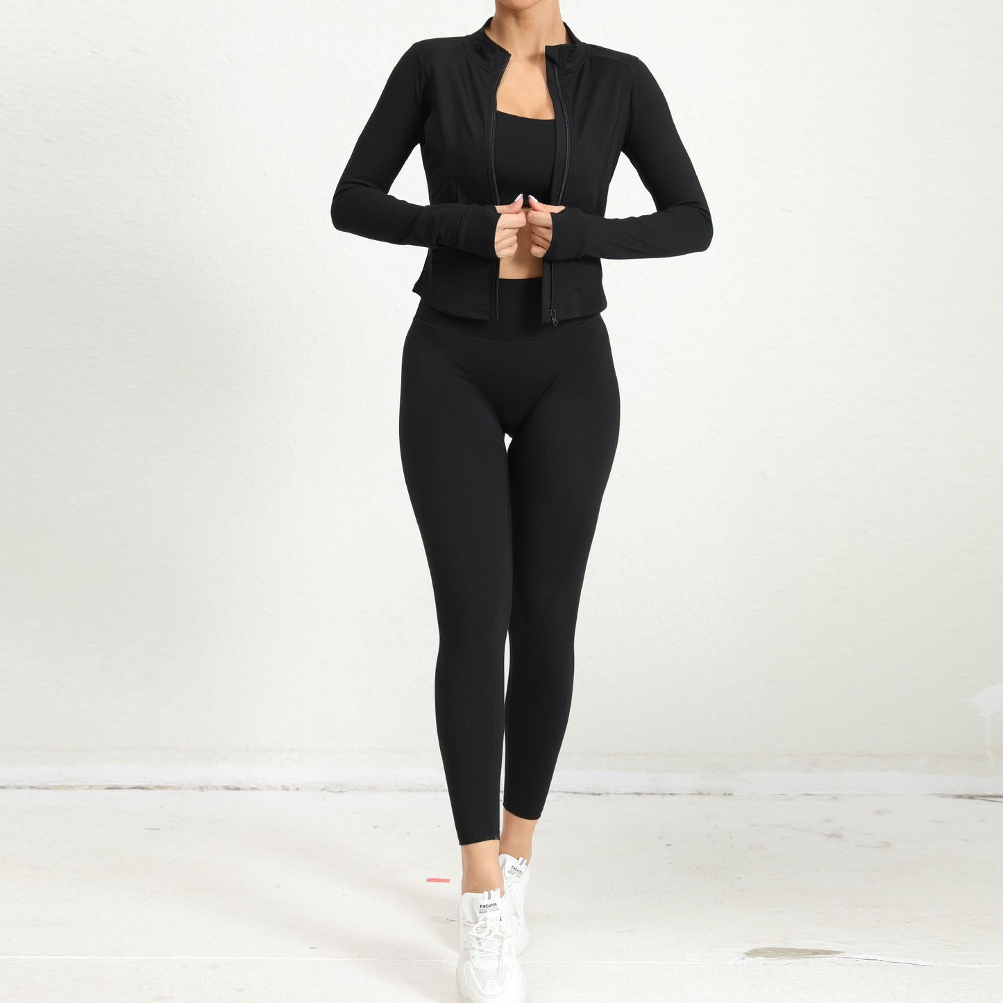 Dames Sportoutfit 3-Delig Comfortabel Sportkleding