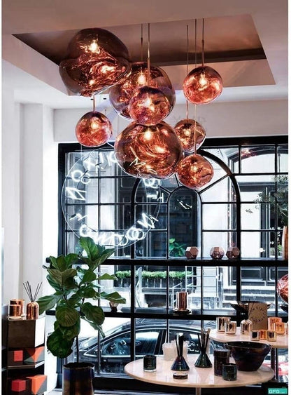 Moderne Lava Hanglamp Met Glazen Of PVC Bol En Verstelbare Ophanghoogte