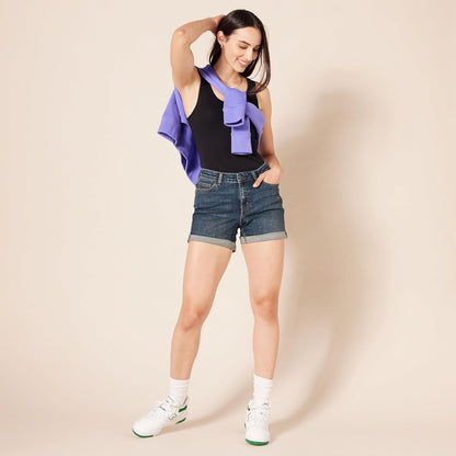Korte Denim Short voor Vrouwen Trendy Zomer