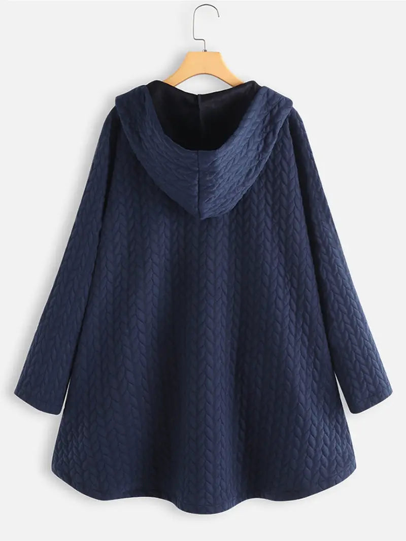 Donkere Winterjas voor Vrouwen Warm en Waterdicht