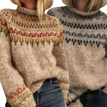 Dames Trui Noors Motief Warm en Stijlvol