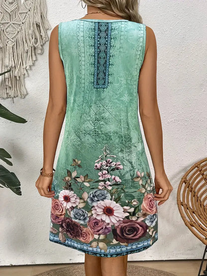 Mouwloze Jurk voor Vrouw Lente Zomer Collectie