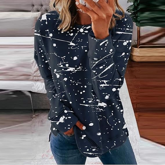 Vrouwelijke Batik Shirt Losse Pasvorm Zomer