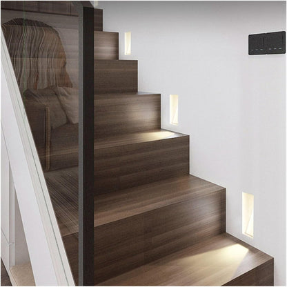 Inbouw Wandlamp LED Sensor 3W Frameloos Modern Trapverlichting Wit