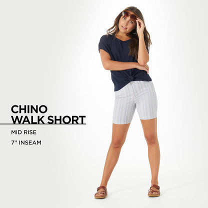 Dames Walkshort Chino 7 inch Stijlvol Zomer Shorts
